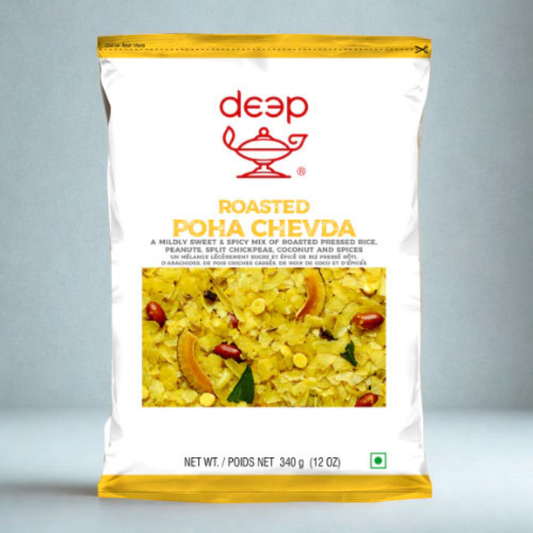 Deep Roasted Poha Chevda 12 Oz.