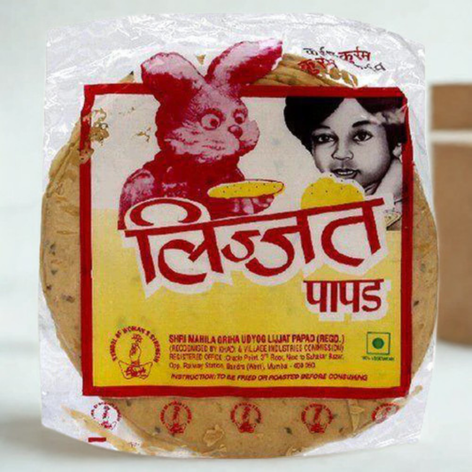 Lijjat Urad Black Pepper Papad