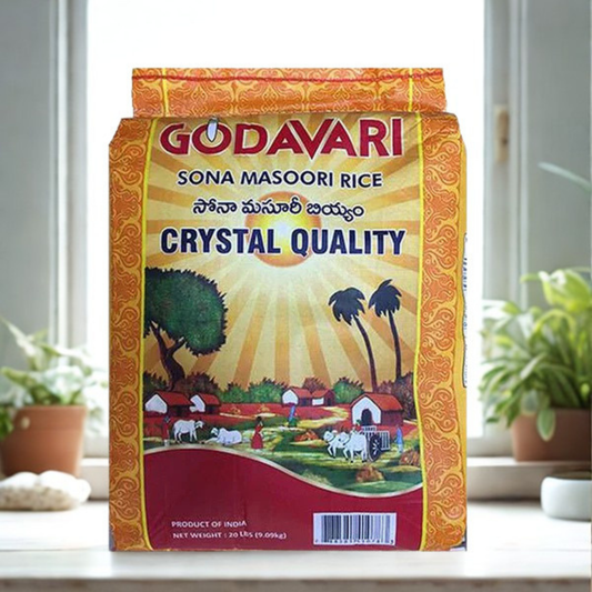 Godavari Sona Masuri Rice 20 Lb.