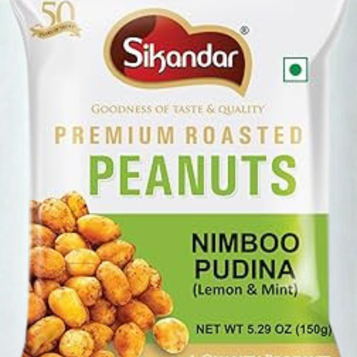Sikander Peanut Nimbu Pudina 150 Gm.