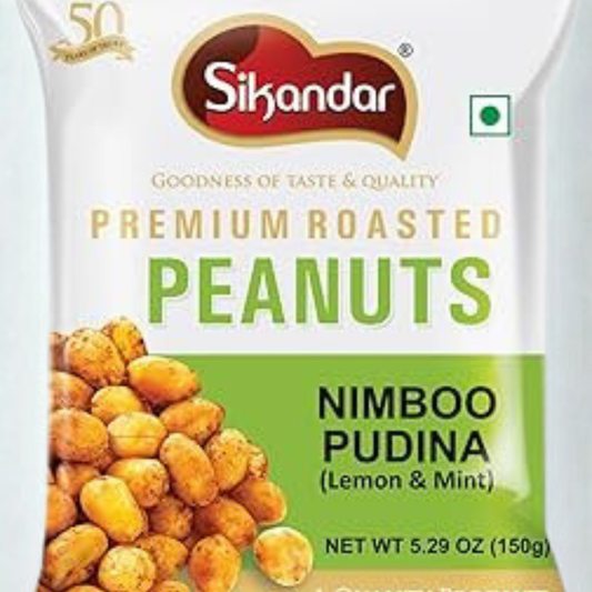 Sikander Peanut Nimbu Pudina 150 Gm.