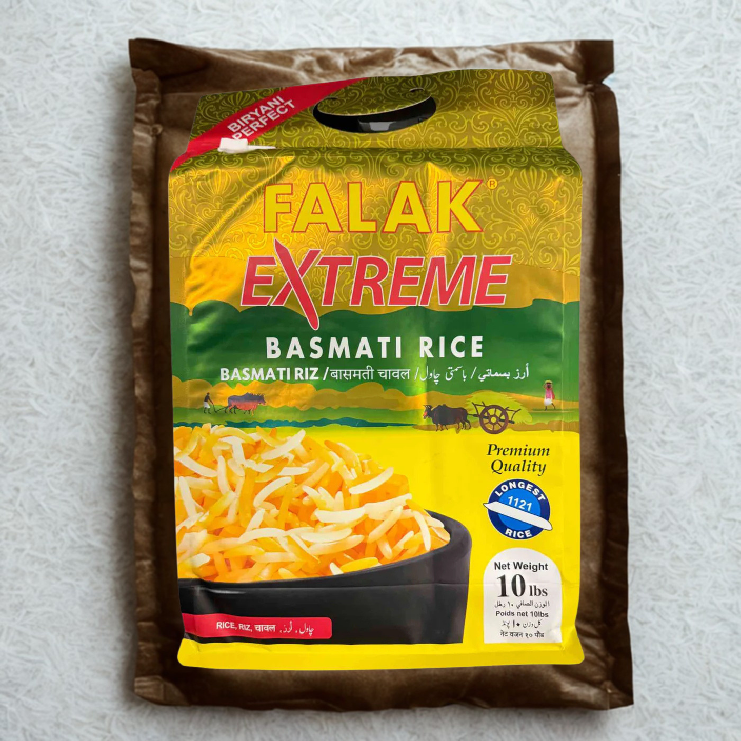 Falak Extreme Basmati Rice 10 Lb.