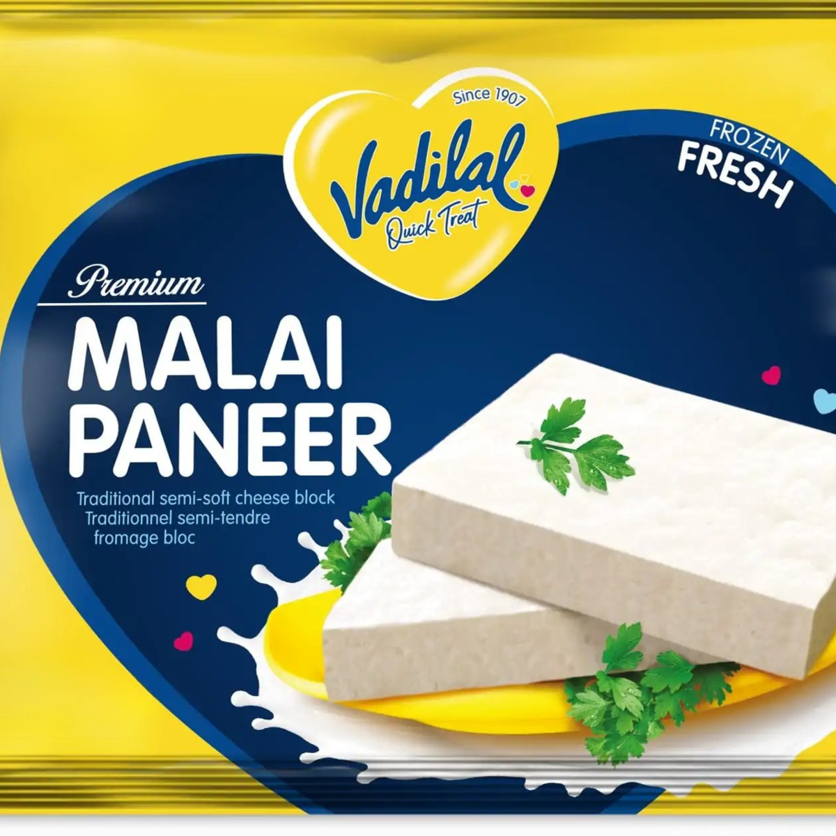 Vadilal Malai Paneer Block 500 Gm.