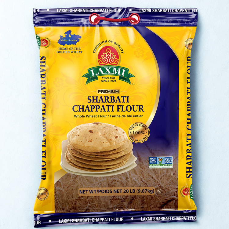 Laxmi Sharbati Flour 20 Lb.