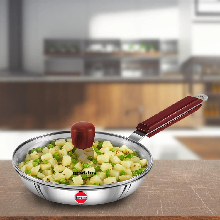 Hawkins Fry Pan (With Glass Lid) 20 cm.
