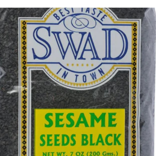 Swad Sesame Seeds (Black) 7 Oz.