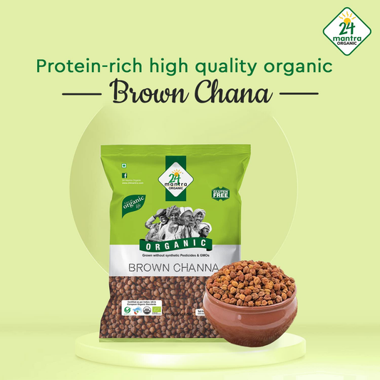 24 Mantra Organic Brown Chana 2 Lb.