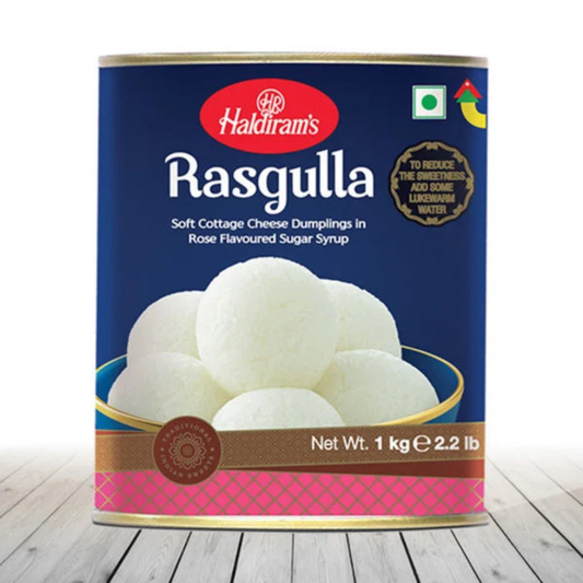 Haldiram Rasgulla (Can) 1 Kg.