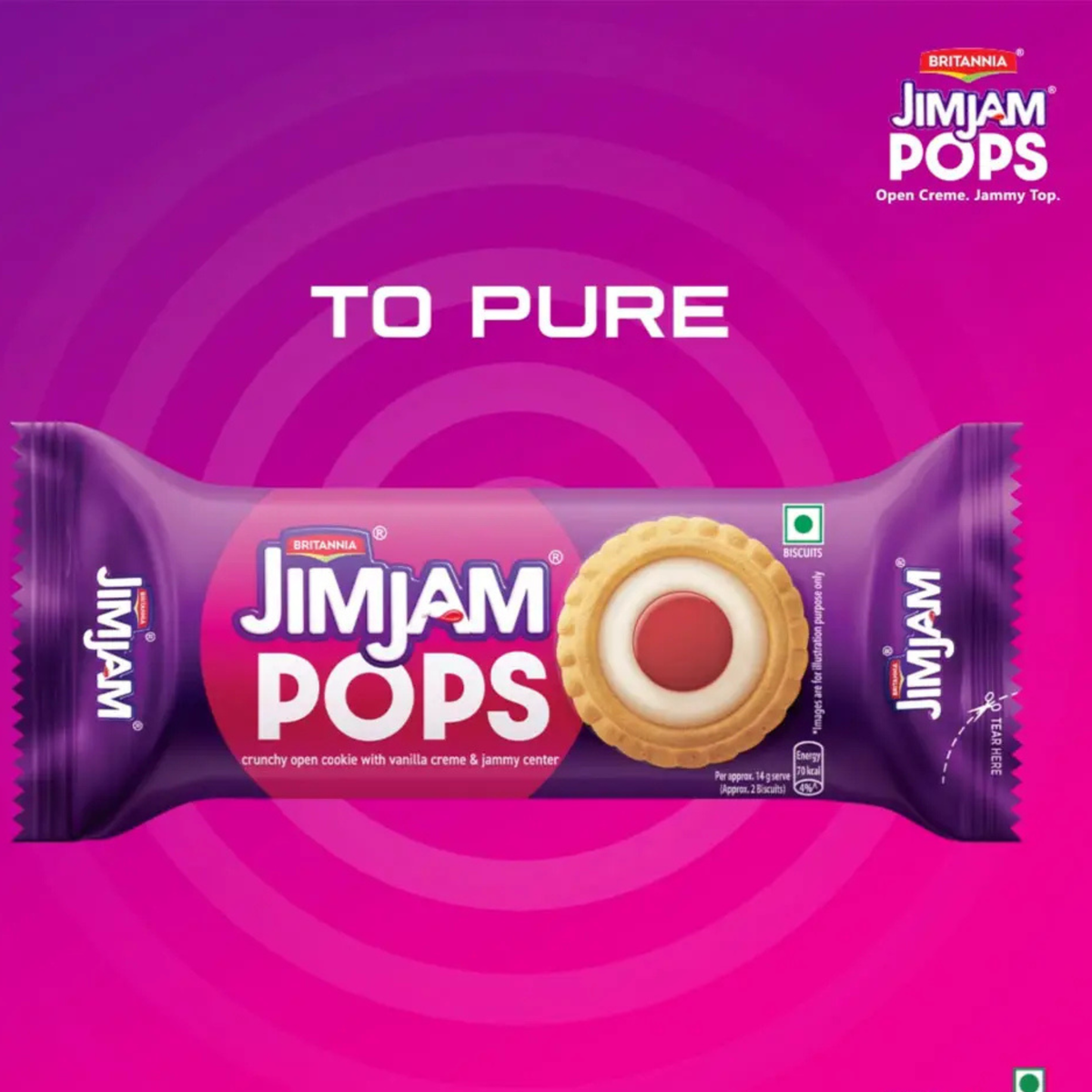 Britannia Jim Jam Pops 70 Gm.