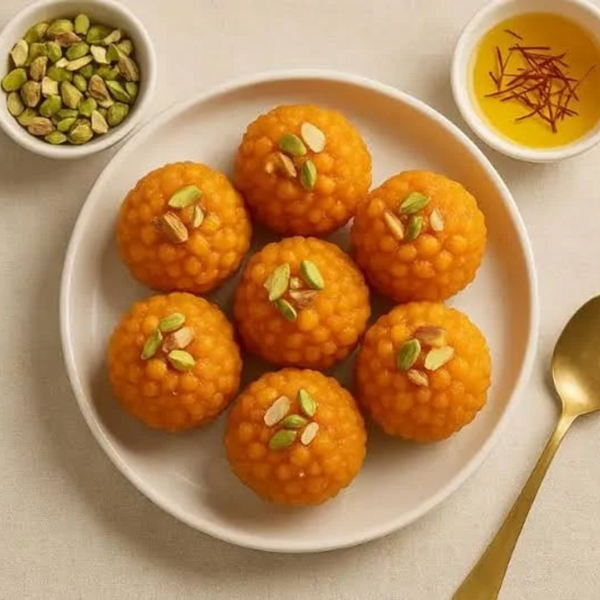 Deep Kesar Boondi Laddo 12 Oz.