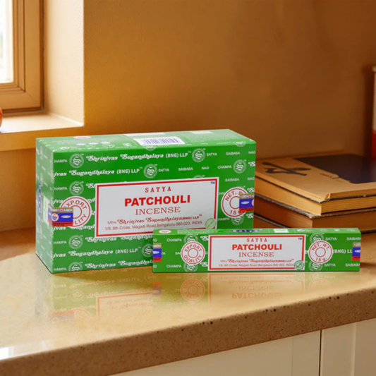 Satya Patchouli Perfumed Incense 15 gm.