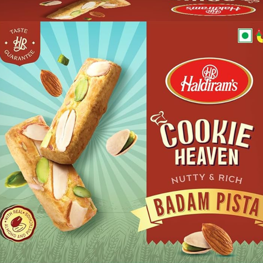 Haldiram's Badam Pista Cookies 400 Gm.