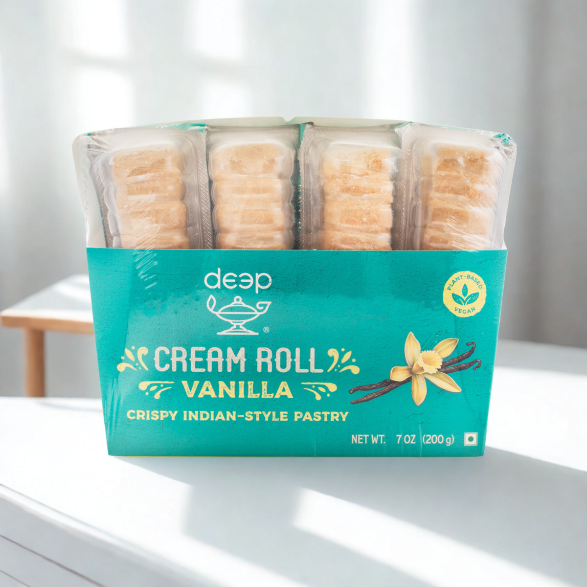 Deep Cream Roll (Vanilla) 4 Pc.