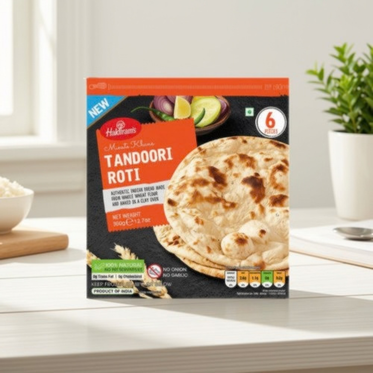 Haldiram Tandoori Roti (Frozen) - 6 Pc.
