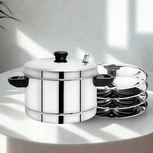 HBluefly Idly Cooker (16 Idli 4 Plates)