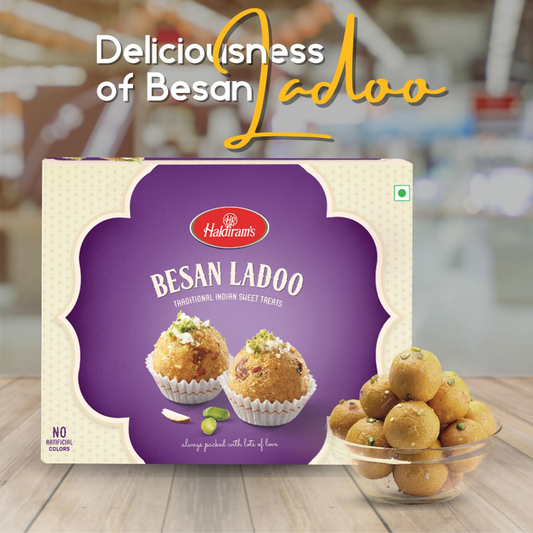 Haldiram Besan Laddoo 400 Gm.