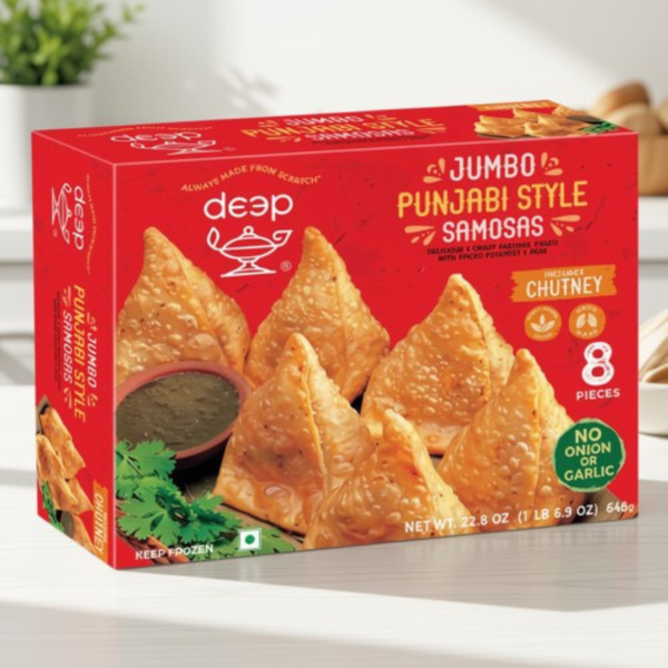 Deep Jumbo Samosa (Frozen) - 15 Pc.