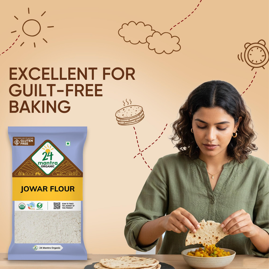 24 Mantra Organic Jowar Flour 2 Lb.