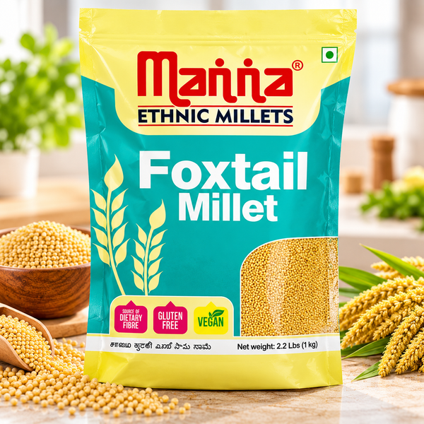 Manna Foxtail Millet 2.2 Lb.