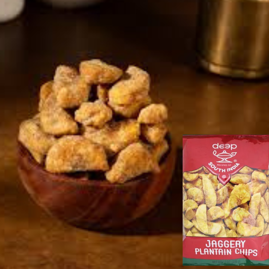 Deep Jaggery Plantain Chips7 Oz.
