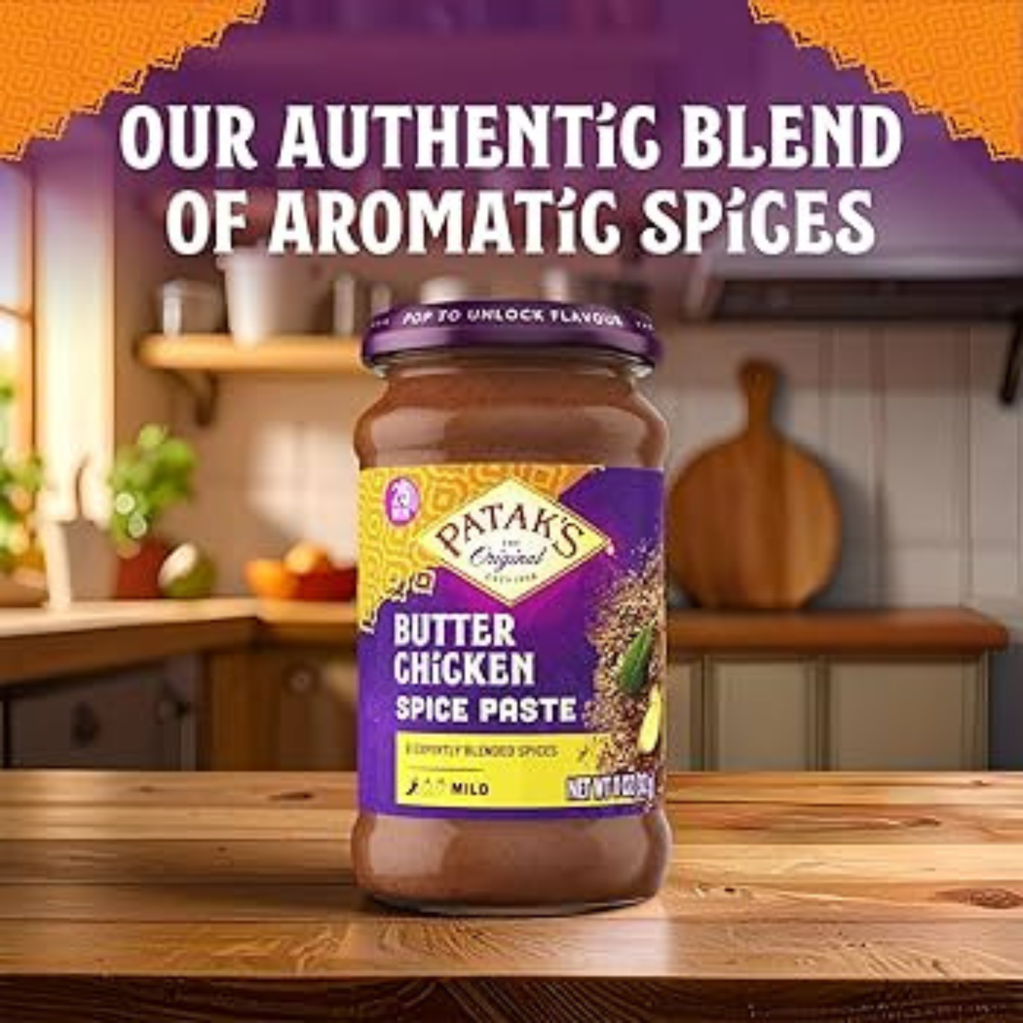 Patak's Butter Chicken Hot Sauce 15 Oz.
