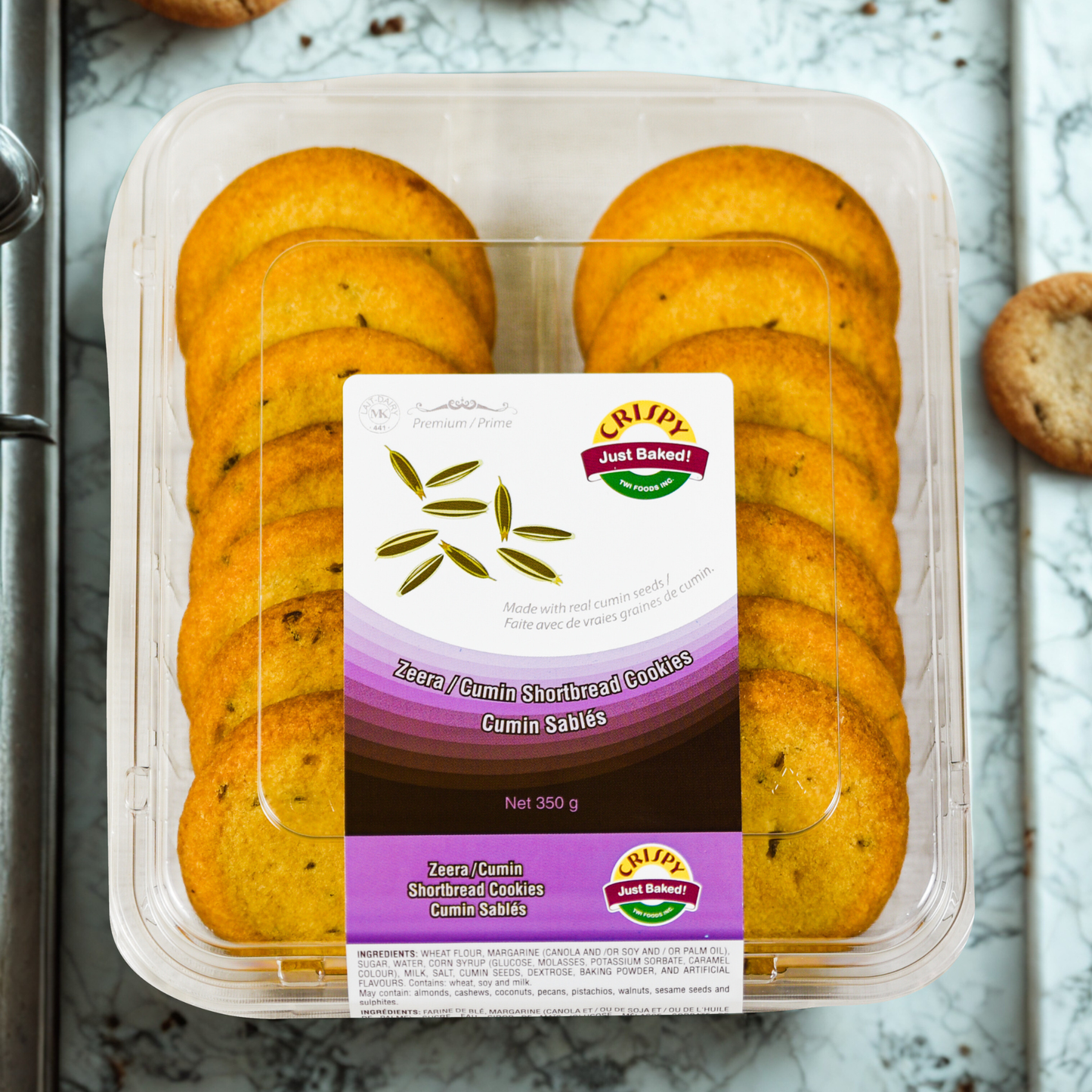 Crispy Zeera/Cumin Cookies 350 Gm.