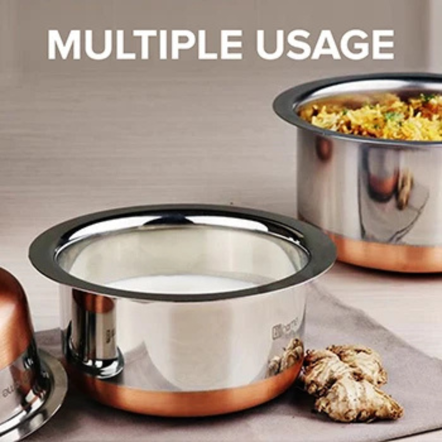 Patila Stainless Steel with Copper Bottom - 15