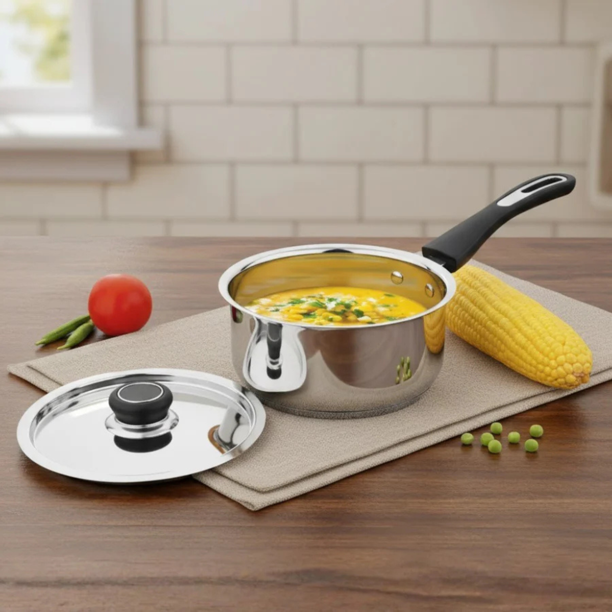 Sauce Pan Sandwich Bottom (Stainless Steel) - Ex. Large