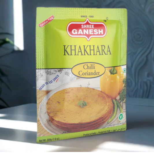 Ganesh Chilli Coriander Khakra 7 Oz.
