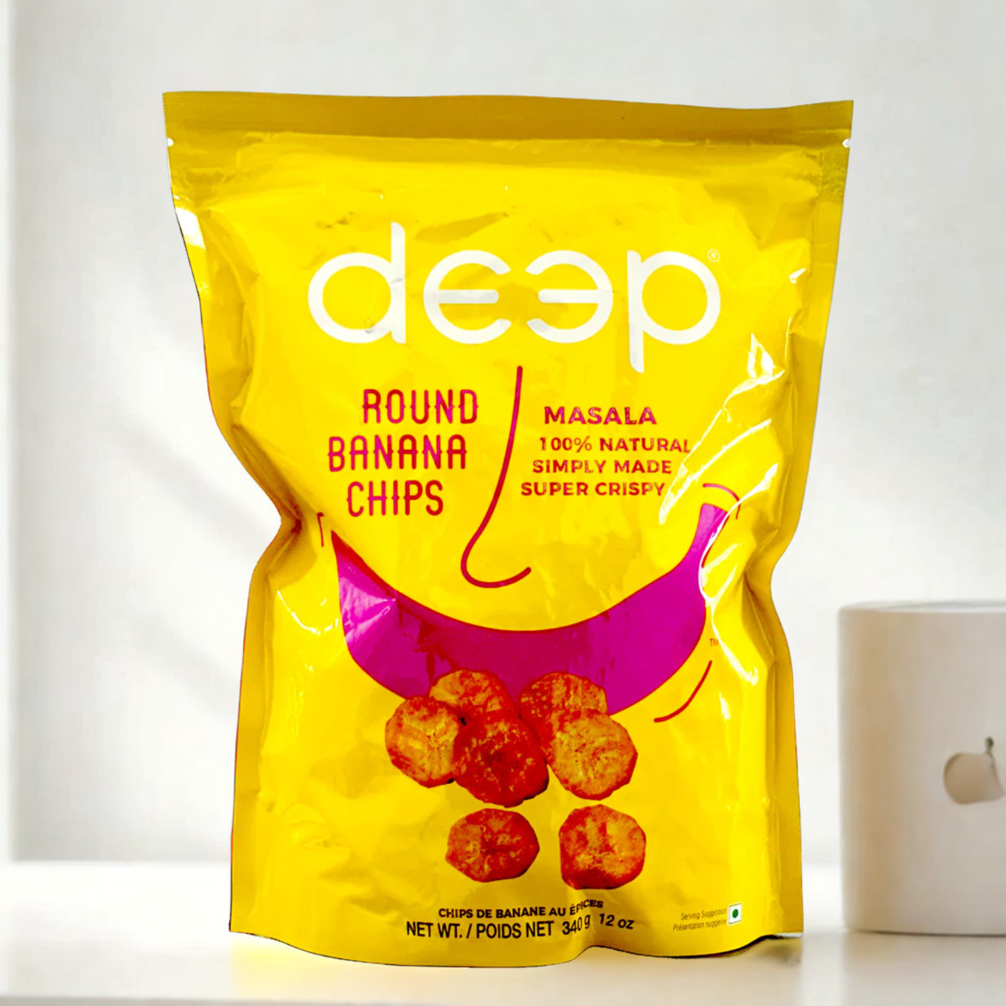 Deep Masala Banana Chips (Round) 12 Oz.