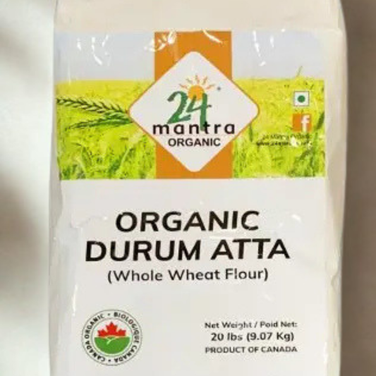 24 Mantra Organic Durum Atta 20 Lb