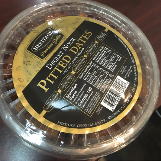 Heritage Organic Pitted Dates 24 Oz.