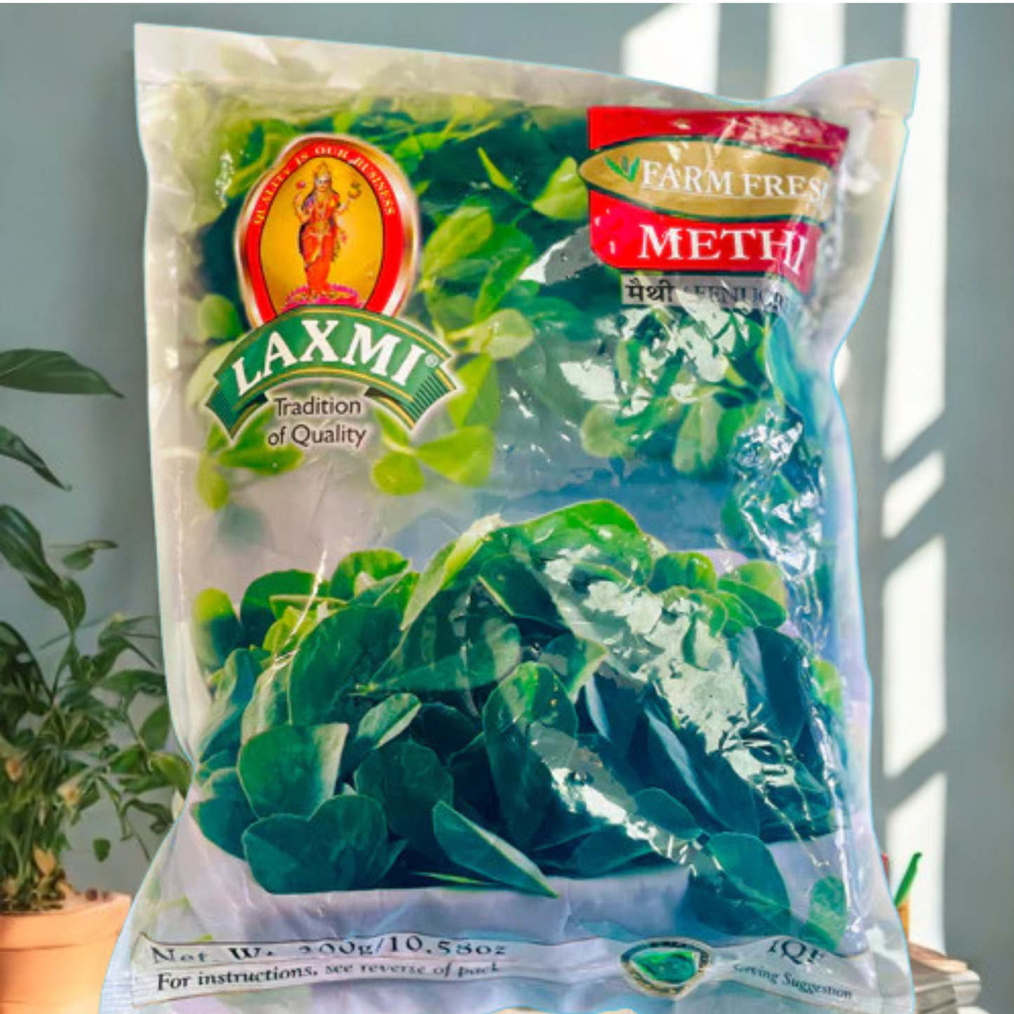 Laxmi Frozen Methi Leaves 300 gm.