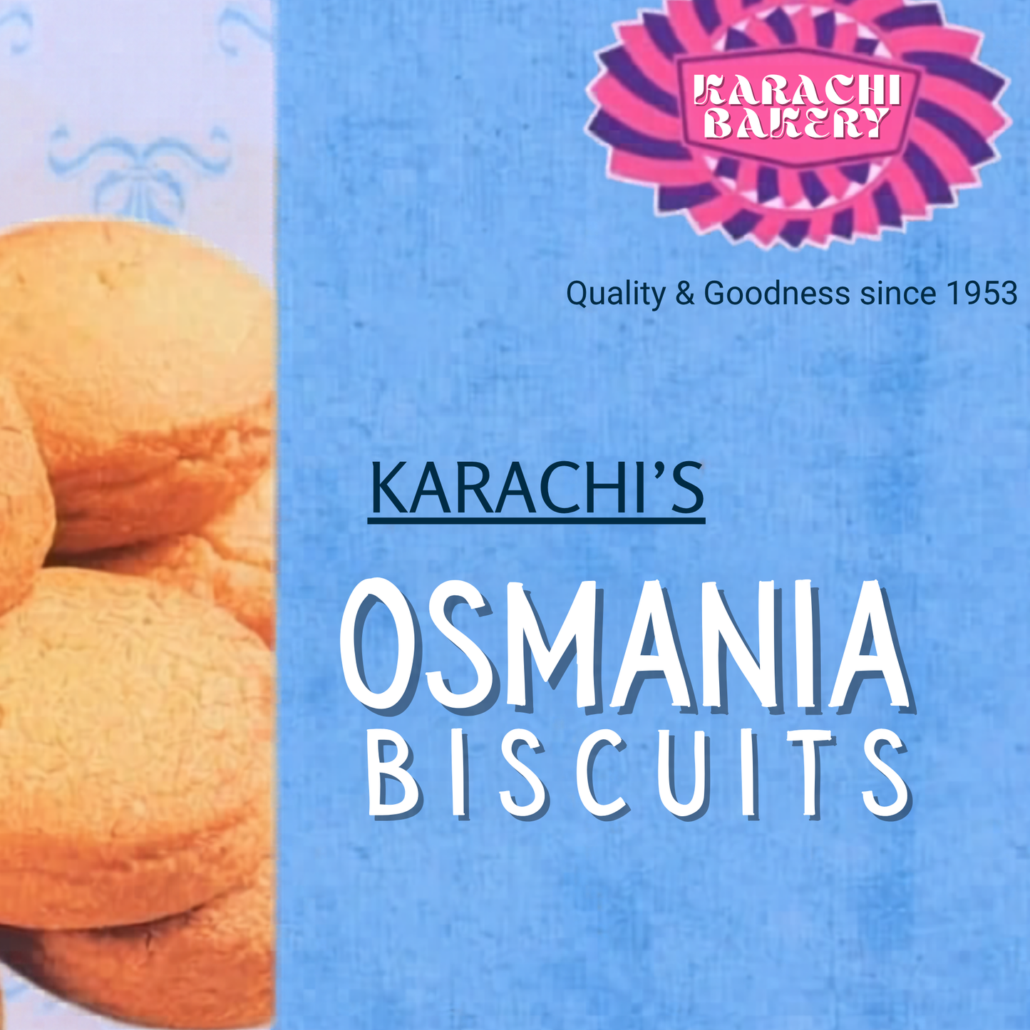 Karachi Osmania Biscuit 400 Gm.
