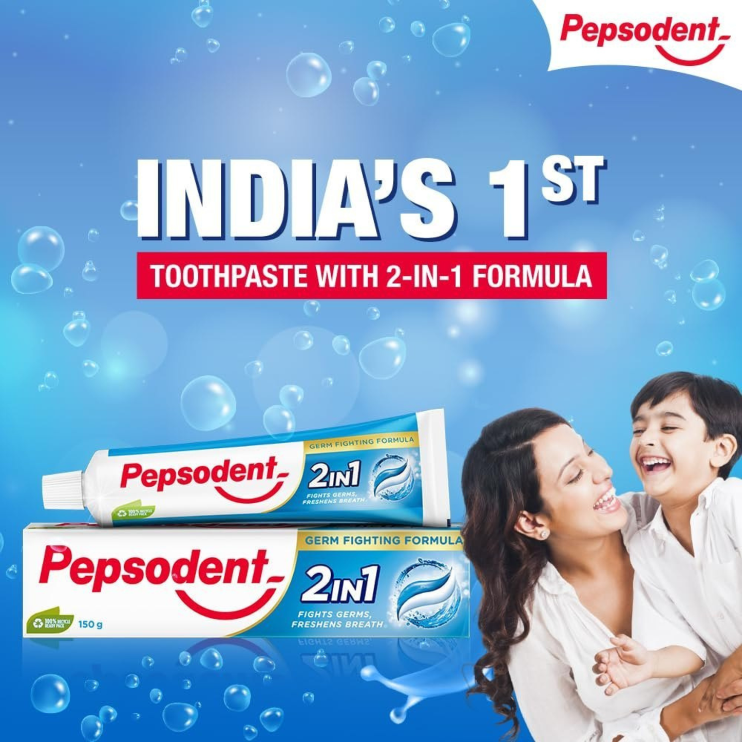 Pepsodent 2 in 1