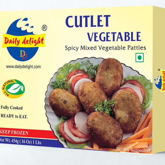 Daily Delight Cutlet Vegetable 454 gm.