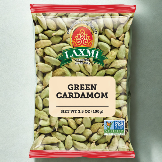 Laxmi Green Cardamom 3.5 Oz.