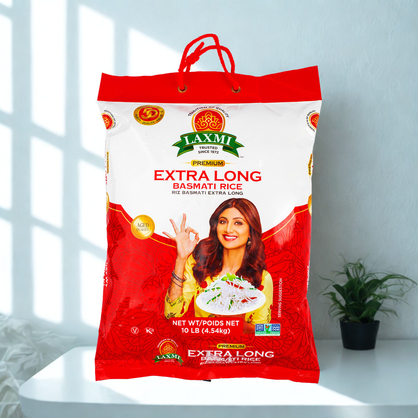 Laxmi XL Basmati Rice 10 Lb.