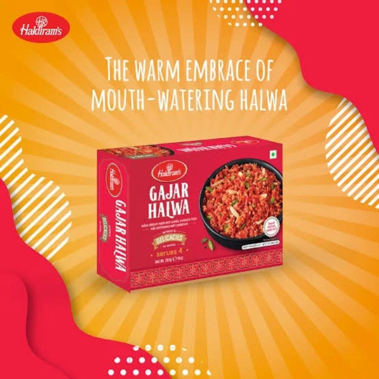 Haldiram Gajar Halwa (Frozen) 283 Gm.
