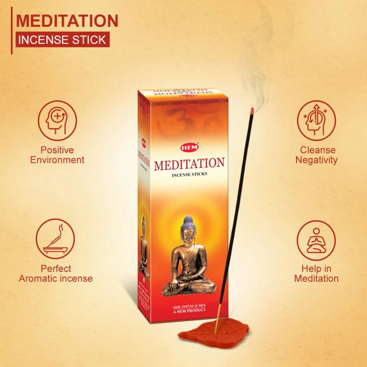 Hem Meditation Incense - Box (6 Packs)