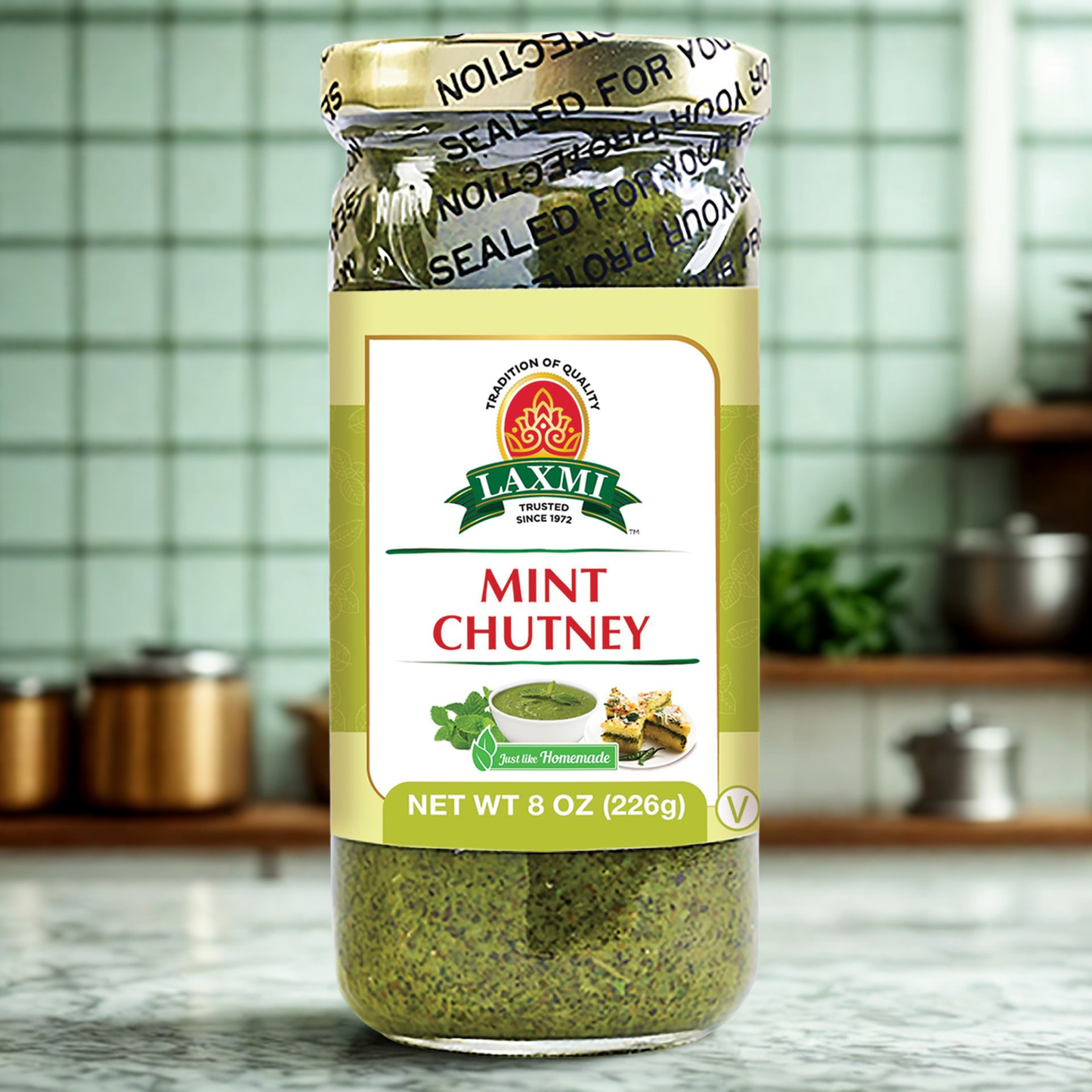 Laxmi Mint Chutney 8 Oz.