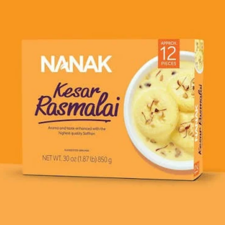 Nanak Kesar Rasmalai 12 pcs.