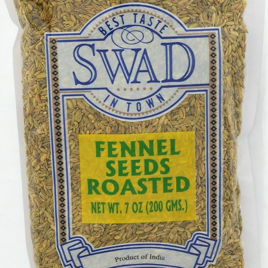 Swad Fennel Seeds (Roasted) 7 Oz.