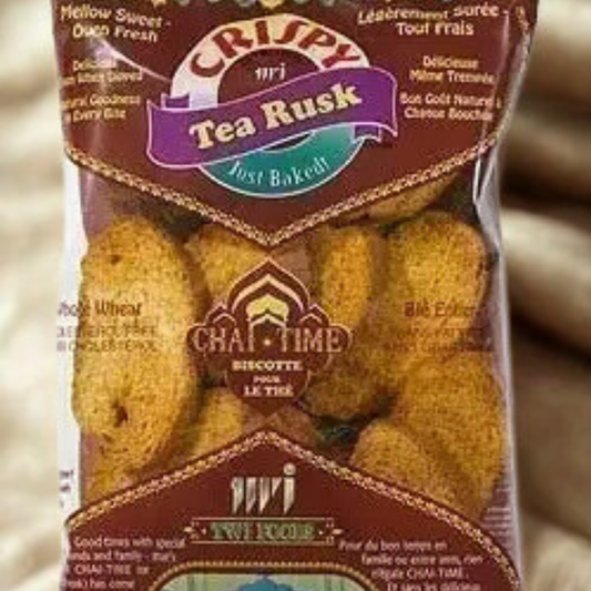 Crispy Whlole Wheat Tea Rusk (Brown Color Packet) - 200 Gm.
