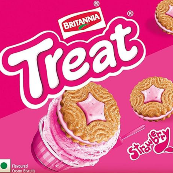 Britannia Kreem Strawberry (Family Pack)