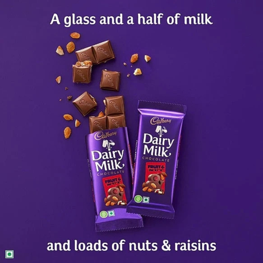 Cadbury Fruit & Nut Milk Chocolate Bar 180 gm.