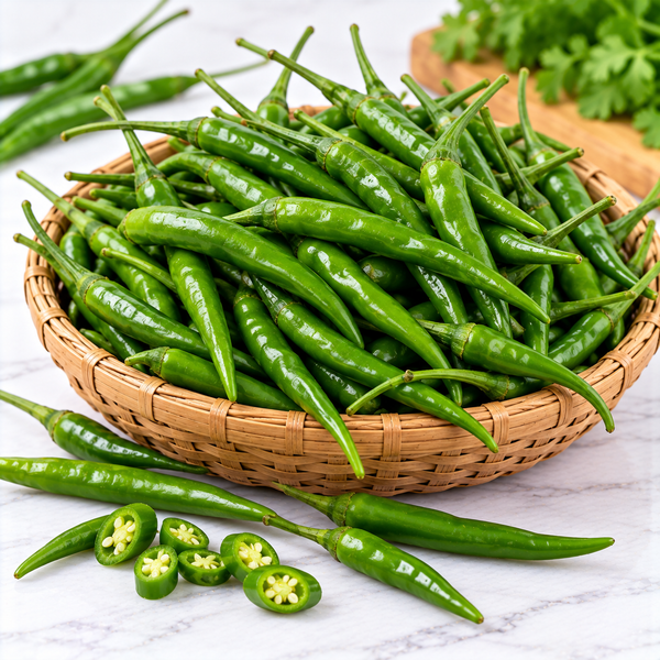 Thai Hot Chilli (Green) 1 Lb