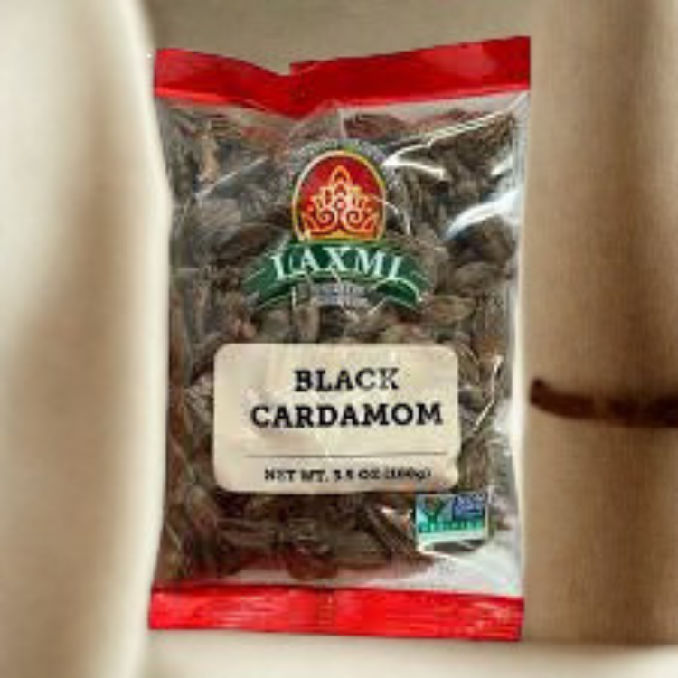 Laxmi Black Cardamom 3.5 Oz