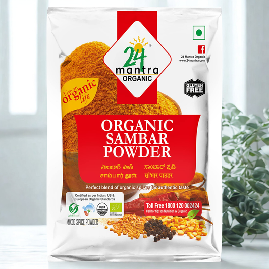 24 Mantra Organic Sambhar Powder 3.5 Oz.