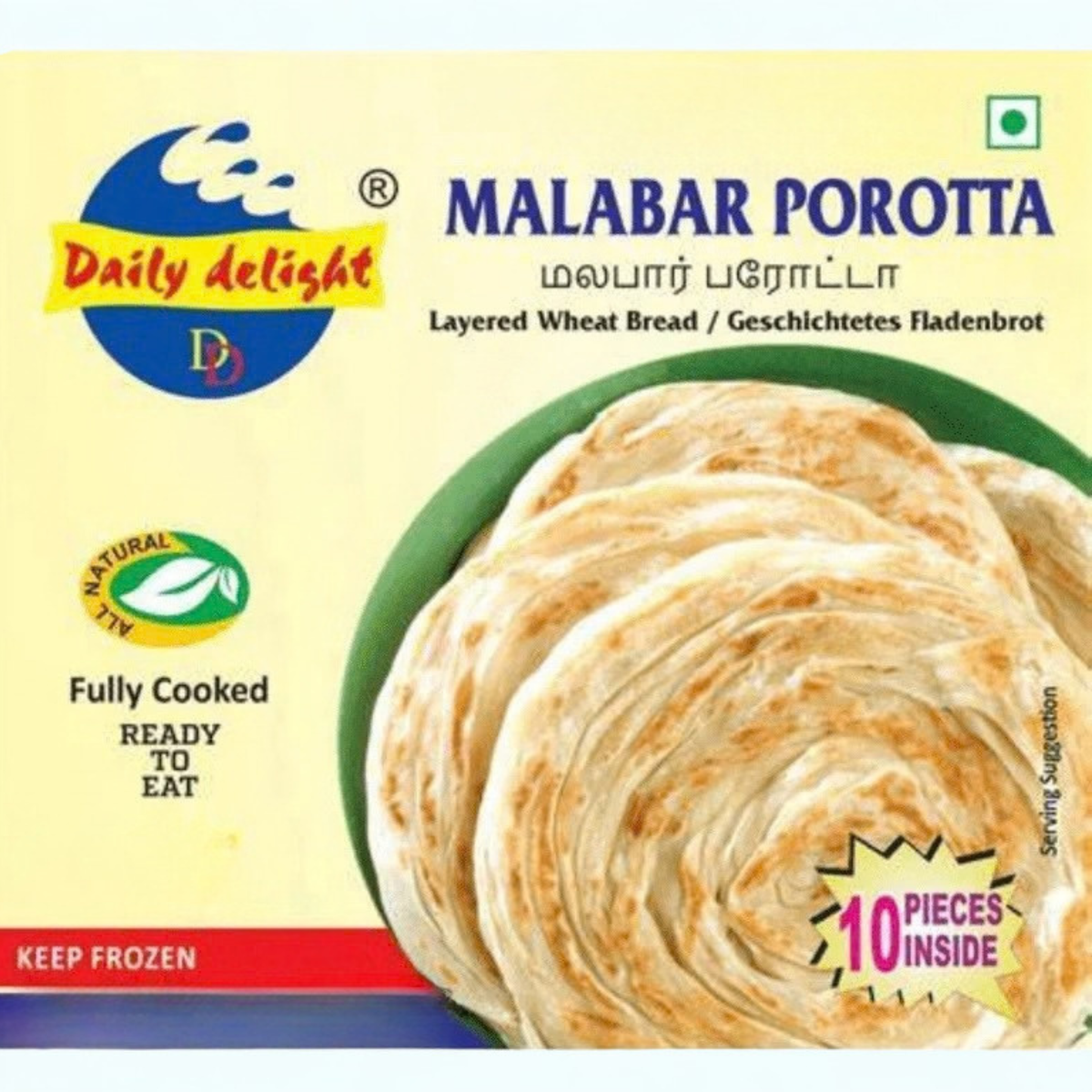 Daily Delight Malabar Paratha 330 Gm.